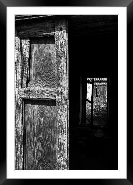 Wooden shutters and window Tenerife Framed Mounted Print by Phil Crean