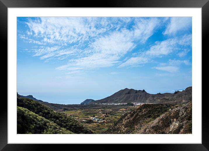 Santiago valley Tenerife Framed Mounted Print by Phil Crean