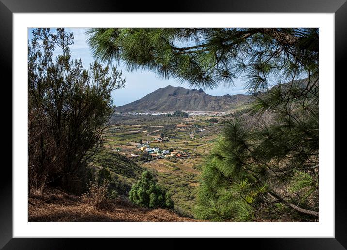 Santiago valley Tenerife Framed Mounted Print by Phil Crean