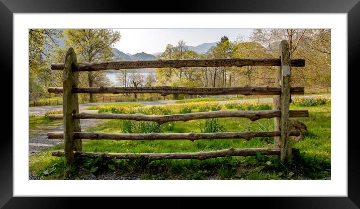 The Dorothy Gate Framed Mounted Print by Roger Green