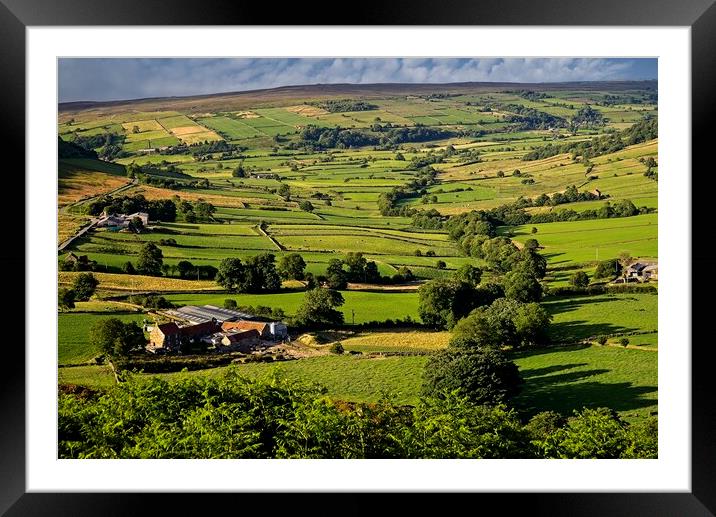 Yorkshire Moors Landscape Framed Mounted Print by Martyn Arnold