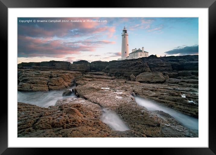 Last Light Framed Mounted Print by Graeme Campbell