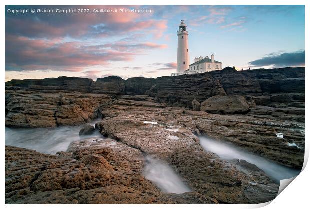 Last Light Print by Graeme Campbell