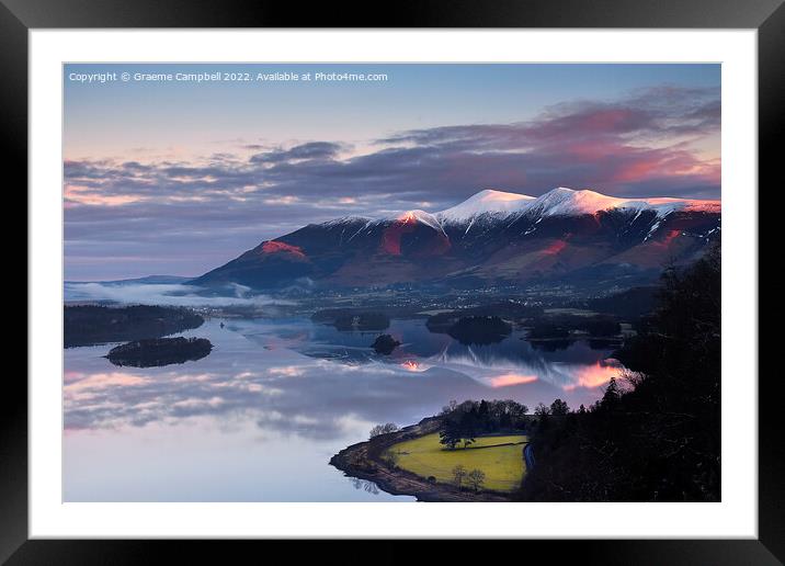 First Light Framed Mounted Print by Graeme Campbell