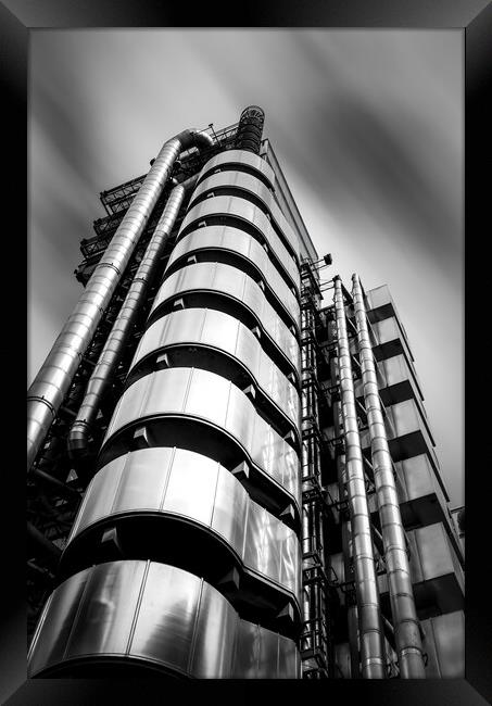 London Lloyds Insurance Building Framed Print by Alan Le Bon