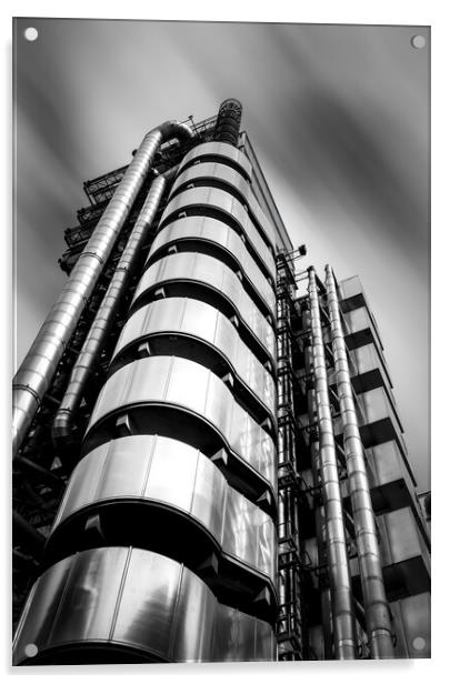 London Lloyds Insurance Building Acrylic by Alan Le Bon