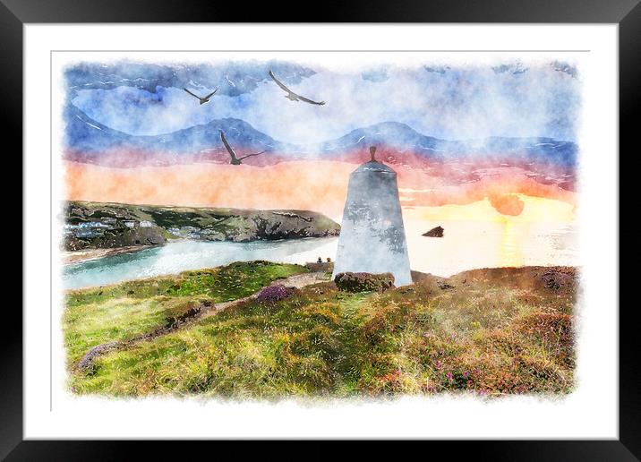The Pepperpot Painting Framed Mounted Print by Helen Hotson