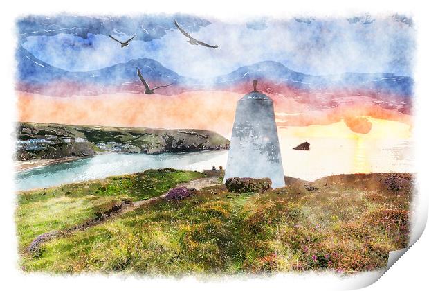 The Pepperpot Painting Print by Helen Hotson