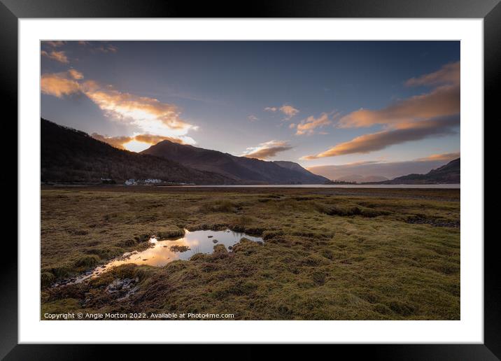 Beinn a'Bheithir  Sgorr Dhonuill Framed Mounted Print by Angie Morton