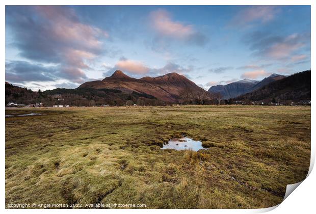 The Pap of Glencoe Print by Angie Morton