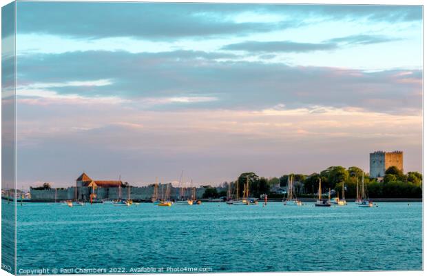 Portchester Castle Canvas Print by Paul Chambers