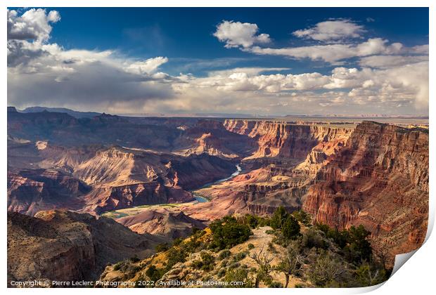 Colorado River In Grand Canyon Print by Pierre Leclerc Photography