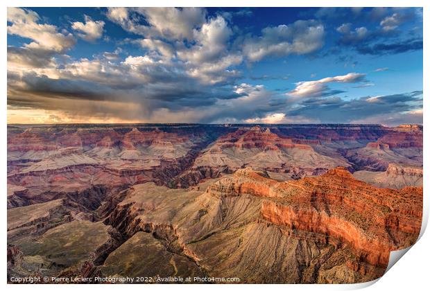 Vast landscape at the Grand Canyon Print by Pierre Leclerc Photography