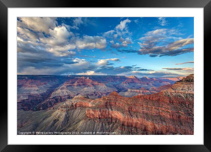 Grand Canyon Vista Framed Mounted Print by Pierre Leclerc Photography