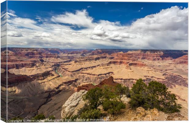 The Vast Wonder of Grand Canyon Canvas Print by Pierre Leclerc Photography