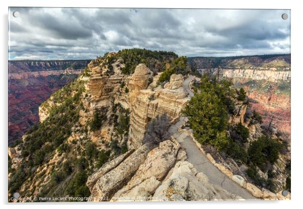 Bright Angel Overlook at the North rim of the Grand Canyon in Arizona, USA Acrylic by Pierre Leclerc Photography