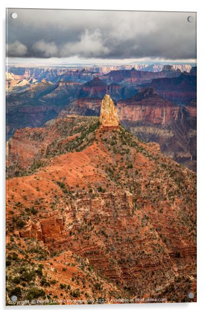 Imperial Point on the North rim of Grand Canyon Acrylic by Pierre Leclerc Photography