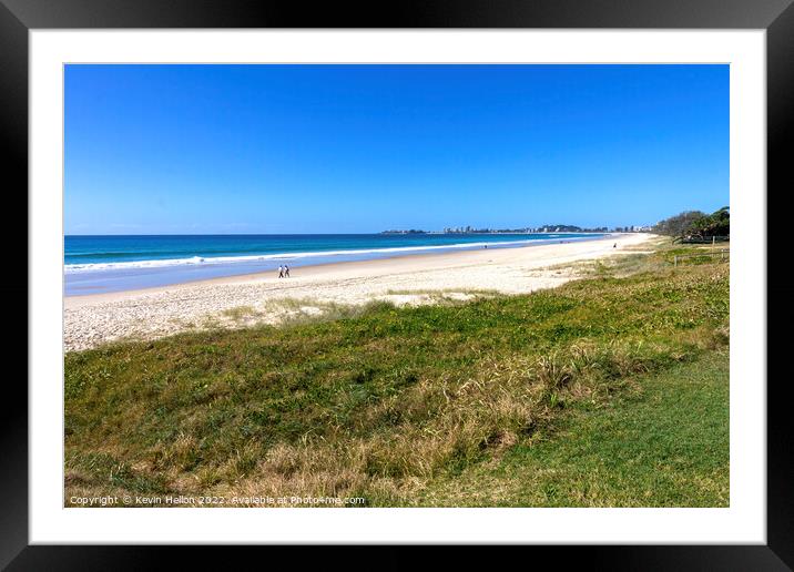 Currumbin beach, Gold Coast,Queensland, Australia Framed Mounted Print by Kevin Hellon