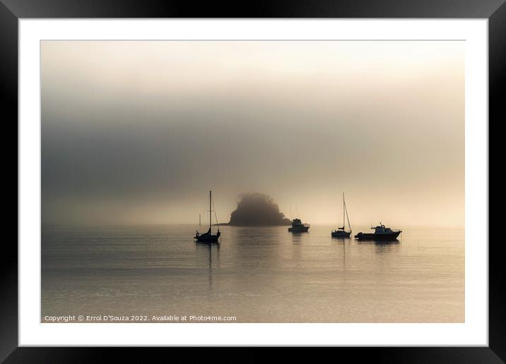 Paihia Sunrise in Northland New Zealand Framed Mounted Print by Errol D'Souza