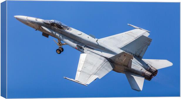Royal Canadian Air Force CF-18 Hornet Canvas Print by Jason Wells