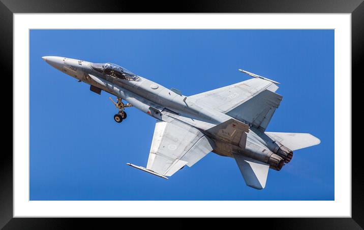 Royal Canadian Air Force CF-18 Hornet Framed Mounted Print by Jason Wells