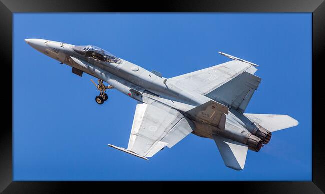 Royal Canadian Air Force CF-18 Hornet Framed Print by Jason Wells