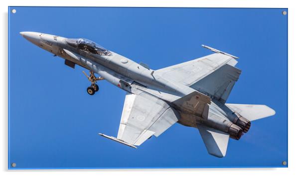 Royal Canadian Air Force CF-18 Hornet Acrylic by Jason Wells