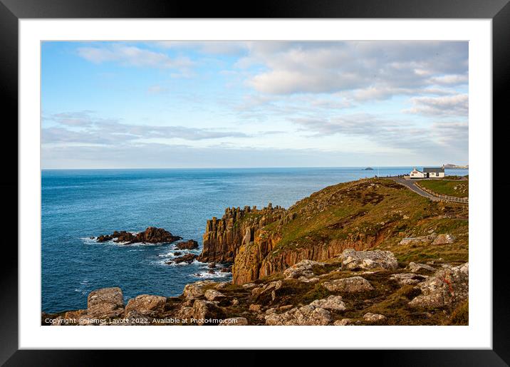 Land's End First & Last Framed Mounted Print by James Lavott