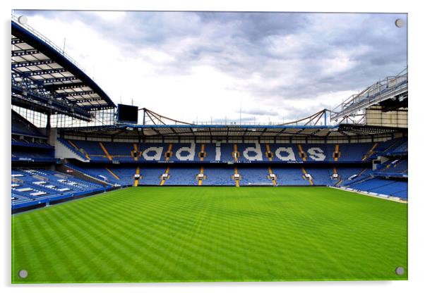 Chelsea Stamford Bridge Matthew Harding Stand Acrylic by Andy Evans Photos