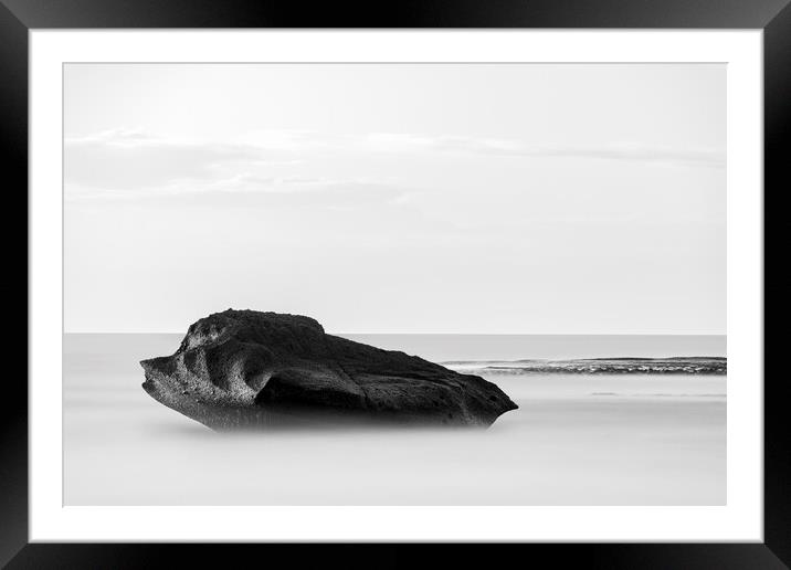 Animal shaped rock at sea Tenerife Framed Mounted Print by Phil Crean