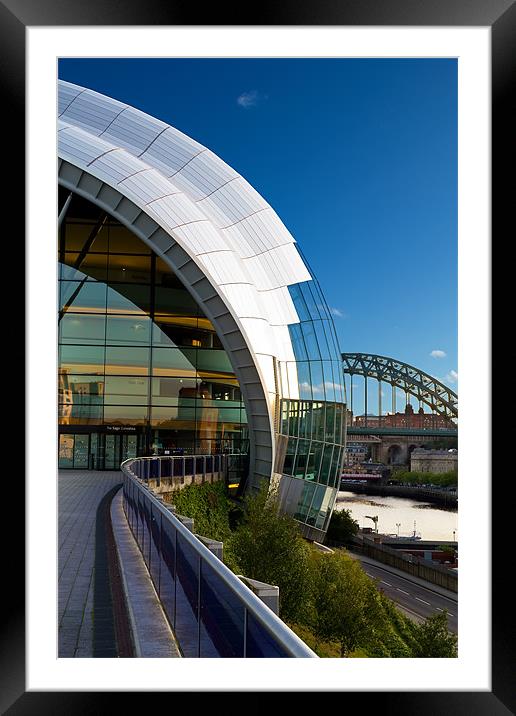 The Sage Building Framed Mounted Print by Kevin Tate