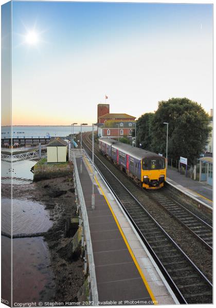 Starcross Station Canvas Print by Stephen Hamer