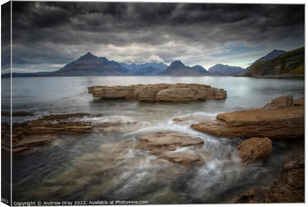 Elgol Isle Of Skye Canvas Print by Andy Gray