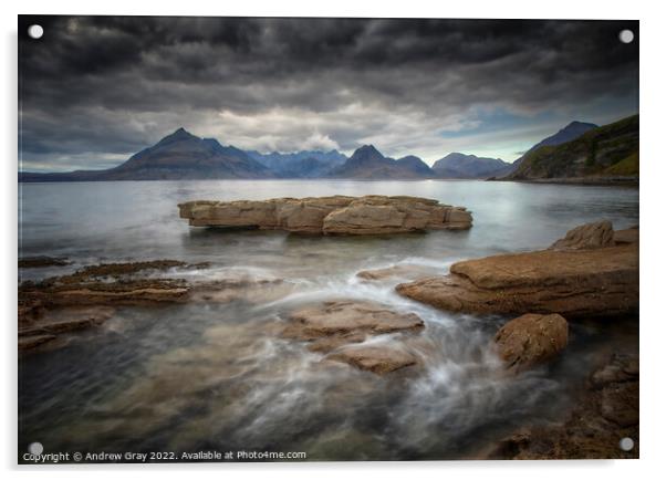 Elgol Isle Of Skye Acrylic by Andy Gray