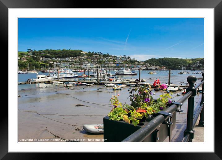Dartmouth and Kingswear Framed Mounted Print by Stephen Hamer