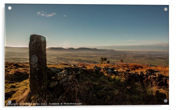 North Yorkshire Moors views Acrylic by Richard Perks