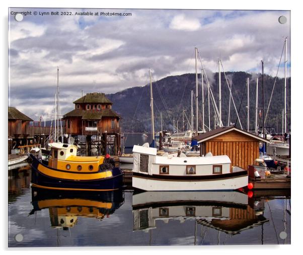 Cowichan Bay Vancouver Island Acrylic by Lynn Bolt