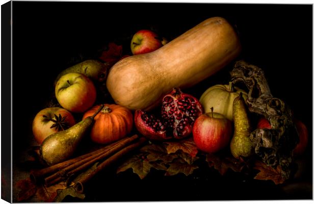 Autumnal Fruits Canvas Print by Kelly Bailey
