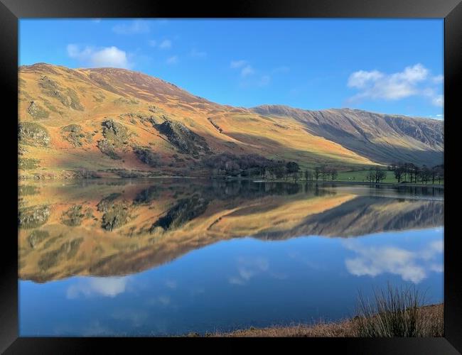 Buttermere Lake District  Framed Print by David Thompson