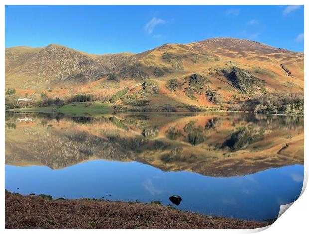 Buttermere Lake District  Print by David Thompson