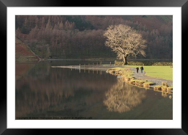 Buttermere Lake District Framed Mounted Print by David Thompson
