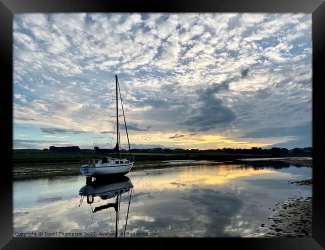 Alnmouth Northumberland Framed Print by David Thompson