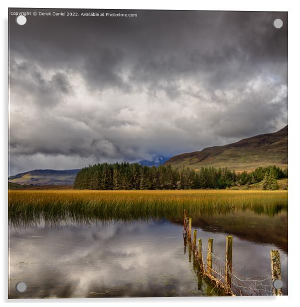 Loch Cill Chriosd, Skye, Scotland Acrylic by Derek Daniel