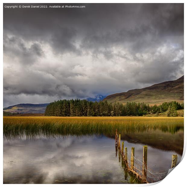 Loch Cill Chriosd, Skye, Scotland Print by Derek Daniel