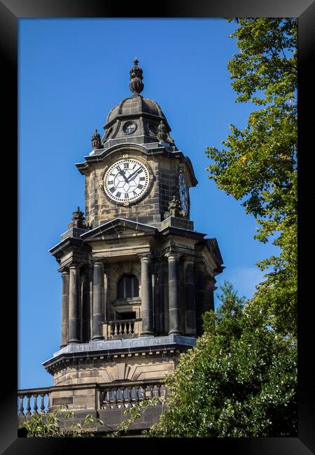 The Town Hall Clock, Lancaster Framed Print by Keith Douglas
