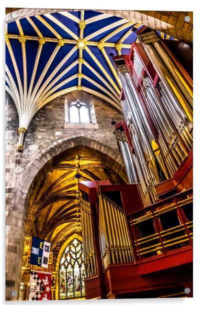St Giles' Cathedral Edinburgh Acrylic by chris smith