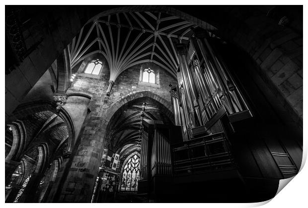 St Giles' Cathedral Edinburgh Print by chris smith