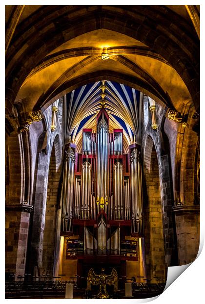 St Giles' Cathedral Edinburgh Print by chris smith