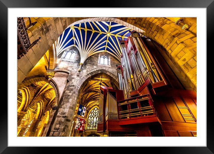 St Giles' Cathedral Edinburgh Framed Mounted Print by chris smith