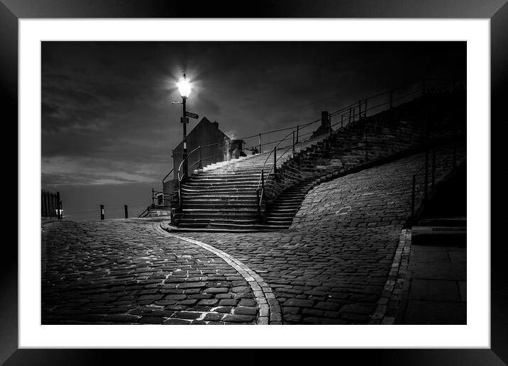 Whitby  Framed Mounted Print by chris smith